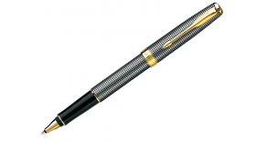 PARKER SONNET CISEL GT РУЧКА-РОЛЛЕР  черный стержень F СТЕРЛИНГОВОЕ СЕРЕБРО 925 пробы*РАСПРОДАЖА*