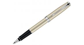 PARKER Sonnet Стерлинговое серебро 925 проба (Sterling Silver) CT РУЧКА-РОЛЛЕР черный стержень F РАСПРОДАЖА