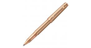 Parker Premier Титан (Monochrome - Pink Gold PVD) РУЧКА-РОЛЛЕР , черный стержень F РАСПРОДАЖА