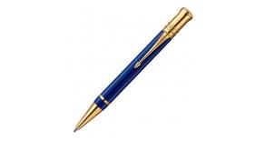 Ручка шариковая Parker Duofold K74 International Historical Colors Lapis Lazuli GT Mblack РАСПРОДАЖА