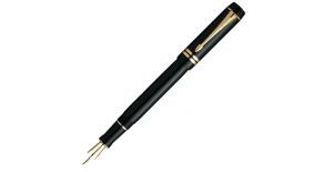 Перьевая ручка Parker Duofold F77 Centennial цвет Black GT перо M