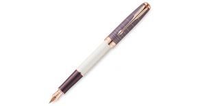 Ручка перьевая Parker Sonnet F536 Contort Purple Cisele PGT 1930055 (F)
