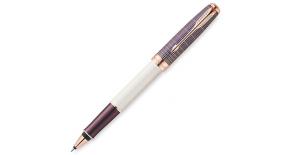 Ручка роллер Parker Sonnet T536 Contort Purple Cisele PGT 1930057  черный стержень F РАСПРОДАЖА