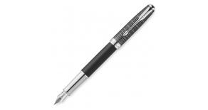 Ручка перьевая Parker Sonnet F536 Contort Black Cisele 1930256 (F)