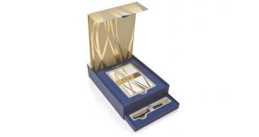 Подарочный набор Waterman: ручка шариковая Carene Black GT S0700380 + набор открыток и конвертов