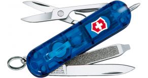 Нож-брелок Victorinox SIGNATURE LITE SAPPHIRE 58 мм. полупрозрач. синий 0.6226.T2