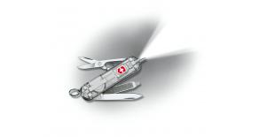 Нож-брелок Victorinox SIGNATURE LITE SilverTech 58 мм. полупрозрачн. серебристый 0.6226.T7