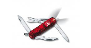 Нож-брелок Victorinox MIDNITE MANAGER 58 мм. полупрозрачн. красный 0.6366.T