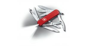 Нож-брелок Victorinox Classic Midnite MiniChamp 58 мм, красный 0.6386