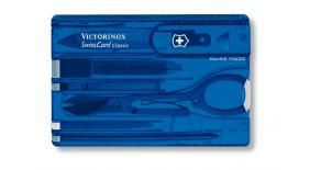 Швейцарская карта Victorinox SwissCard Sapphire полупрозрачная синяя 0.7122.T2