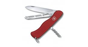 Нож для сыра Victorinox Cheese Knife 111 мм, красный 0.8833.W