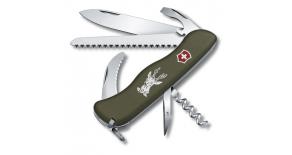 Солдатский нож с фиксатором лезвия Victorinox HUNTER зеленый 0.8873.4
