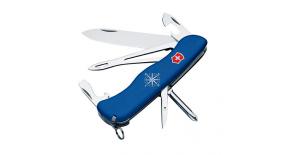 Солдатский нож с фиксатором лезвия Victorinox HELMSMAN синий 0.8993.2WS (со шнурком)