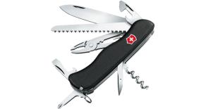 Cолдатский нож с фиксатором лезвия Victorinox ATLAS черный 0.9033.3