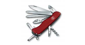 Солдатский нож с фиксатором лезвия Victorinox TRADESMAN красный 0.9053