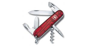 Офицерский нож Victorinox SPARTAN 91 мм. прозрачный красный 1.3603.T