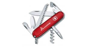 Офицерский нож Victorinox CAMPER 91 мм. красный с логотипом 