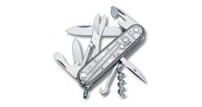 Офицерский нож Victorinox CLIMBER 91 мм. прозрачный серебристый 1.3703.T7