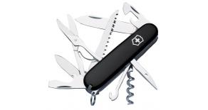 Офицерский нож Victorinox HUNTSMAN 91 мм. черный 1.3713.3