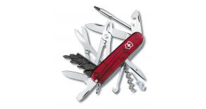Офицерский нож Victorinox CYBERTOOL 34 91 мм. полупрозрачный красный 1.7725.T