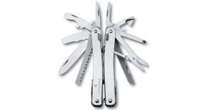 Мультитул Victorinox SWISSTOOL SPIRIT, в кожаном чехле, 3.0224.L