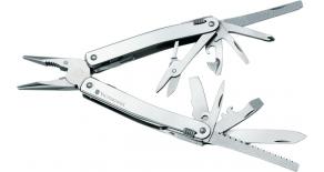 Мультитул Victorinox SWISSTOOL SPIRIT в кож. чехле с поворотным механизмом, 3.0227.L1