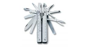 Мультитул Victorinox SWISSTOOL в кожаном чехле с поворотным механизмом 3.0327.L1