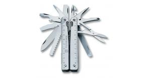 Мультитул Victorinox SWISSTOOL в нейлоновом чехле с поворотным механизмом 3.0327.N1