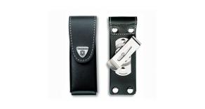 Чехол кож. черный Victorinox 4.0523.31, для Services pocket tools 111mm, Pocket Multi Tools lock-blade 111 mm, Swiss Tools Spirit, Swiss Tools, 3 уровня