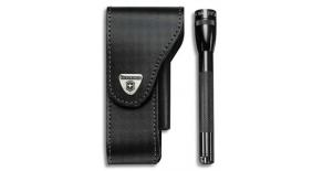 Чехол кож. Victorinox черный для Services pocket tools 111mm, Pocket Multi Tools lock-blade 111 mm,Swiss Tools Spirit,Swiss Tools,2-3 ур.,карман для фонарика