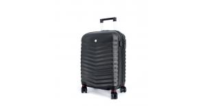 Чемодан WENGER FRIBOURG SW32300252, чёрный, АБС-пластик, 33x23x47 см, 35 л