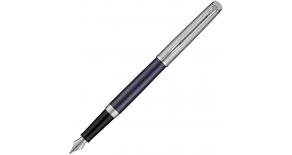 Ручка перьевая Waterman Hemisphere La Collection Privee Saphir Nocturne 1971677, стальной корпус