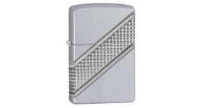 Зажигалка ZIPPO Armor Facet 29151 2016 с покрытием Satin Chrome, латунь/сталь, серебристая, матовая, 36x12x56 мм