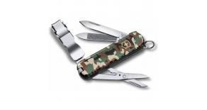 Нож перочинный Victorinox Delemont-Collection Nail Clip 580, 65 мм, Camouflage