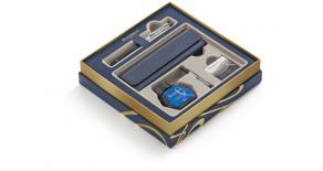 Подарочный набор 1978716 Waterman: S0952300 Перьевая ручка Waterman Expert Deluxe Black CT.
