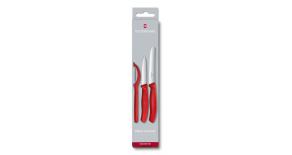 Набор ножей для овощей VICTORINOX Swiss Classic, красный 6.7111.31
