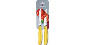 Набор ножей Victorinox Swiss Classic (6.7836.L118B) столовый заточка: серрейторная желтый (2шт. в наборе