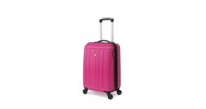 Чемодан Swissgear uster, розовый, АБС-пластик, 34x22x48 см, 37 л