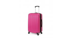 Чемодан Swissgear uster, розовый, АБС-пластик, 41x26x58 см, 62 л