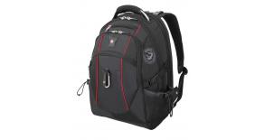 Рюкзак Wenger, чёрный/красный, полиэстер 900D/М2 добби, 34x23x48 см, 38 л
