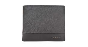 Кошелёк  для документов Cross Nueva FV, кожа наппа, фактурная, серый, 11 х 8,2 х 1,5 см