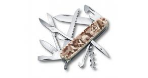 Офицерский нож Victorinox HUNTSMAN 91 мм. камуфляж пустыни 1.3713.941