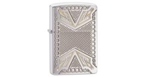 Зажигалка ZIPPOArmor™ с покрытиемBrushed Chrome