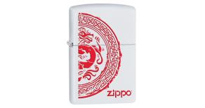 Зажигалка ZIPPO Classicс покрытием White Matte,латунь/сталь, белая