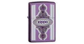 Зажигалка ZIPPO Classicс покрытием Abyss™,латунь/сталь, сиреневая