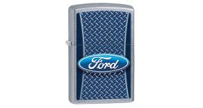 Зажигалка Zippo Ford с покрытием Street Chrome™, латунь/сталь, серебристая, 29065