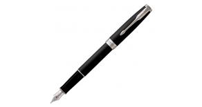 Ручка перьевая Parker 1931521 Essential Sonnet Matte Black CT. Линия письма – тонкая, в подарочной упаковке