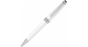 Montblanc (Монблан) Шариковая ручка Meisterstück White Solitaire Classique (артикул 111939)