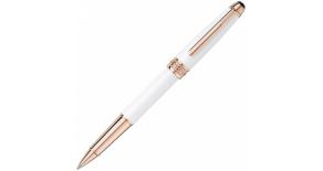 Montblanc (Монблан) Ручка-роллер Meisterstück White Solitaire Red Gold Classique (артикул 113324)