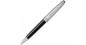Montblanc (Монблан) Шариковая ручка Meisterstück Solitaire Doue Geometric Dimension Platinum Classique (артикул 113336)